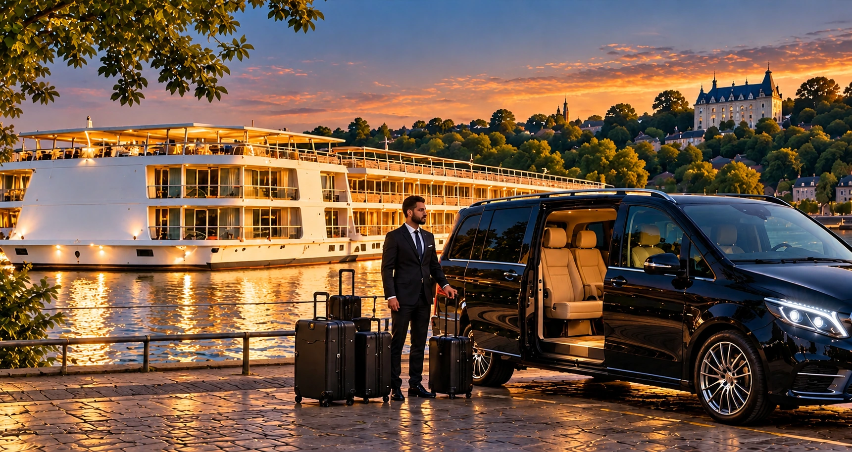 Transfert croisière au Pecq (78) : chauffeur privé pour passagers Viking