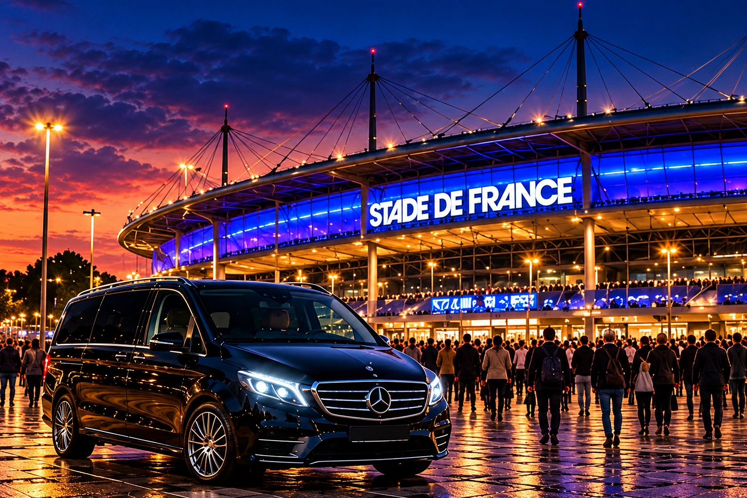 VTC Stade de France : transfert privé pour concert et match à Saint-Denis