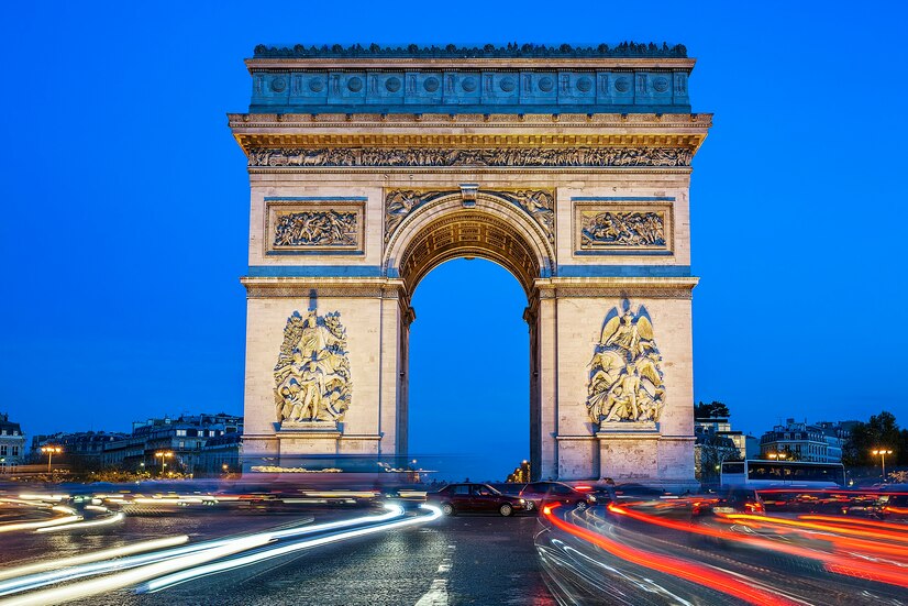 arch triumph paris france